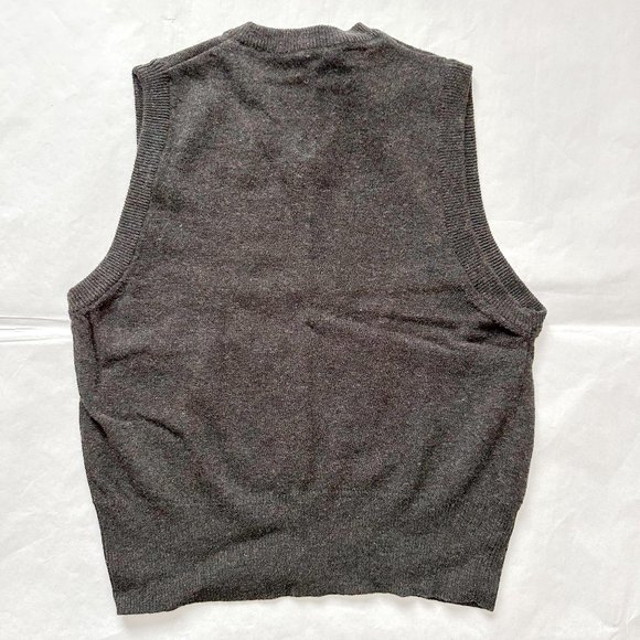 MINT CONDITION Vintage 90s French Connection Wool V-Neck Sweater Vest Sz S - Picture 2 of 6